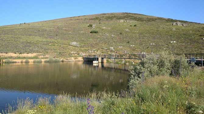 Embalse de Serones en la primavera de 2018.