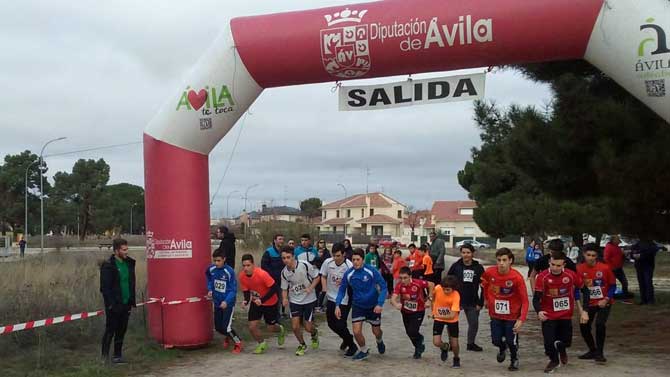 Imagen de archivo de competición de campo a través en Arévalo.