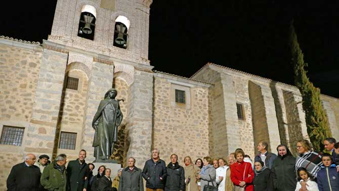 Nueva iluminación del monasterio de la Encarnación.