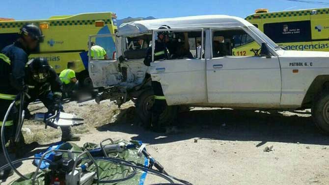 Accidente ocurrido en Salobral en julio de 2016.