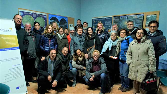 Reunión del proyecto internacional Night Light en Italia.