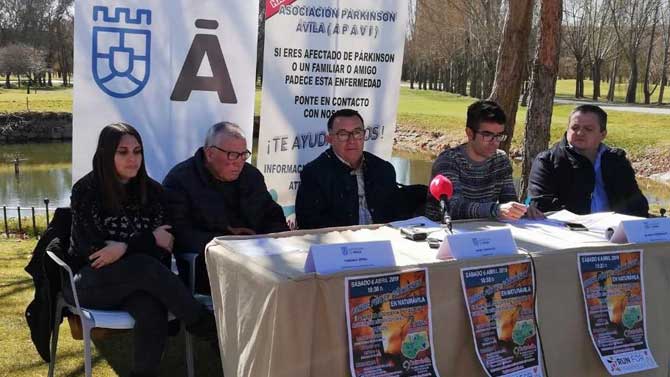 Presentación de la Carrera Solidaria de la Asociación Párkinson Ávila.