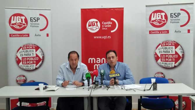 Francisco José Muñoz y José Carlos Pajares, de FSP-UGT.