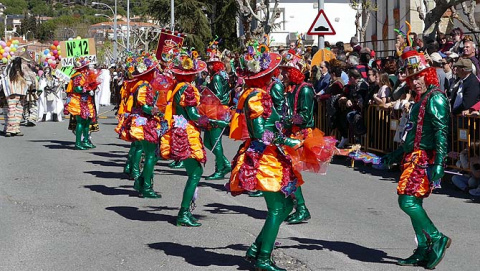 Tercer premio comparsas provincial: '1,2,3, Aqu&iacute; estamos otra vez'.
