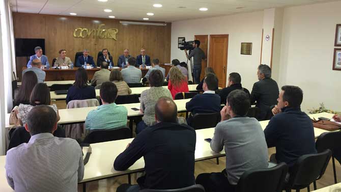 Imagen de archivo de un acto de Confae.