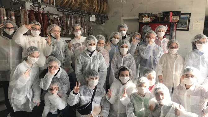 Visita de escolares a Carhesan.