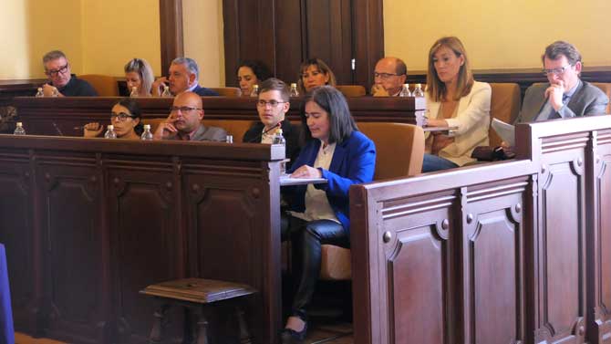 Imagen de archivo de un pleno municipal.