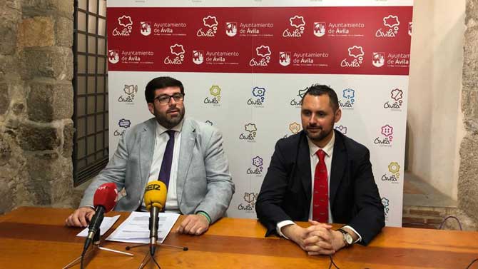 Rueda de prensa tras la Junta de Gobierno Local extraordinaria.