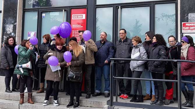 Acto de CCOO con motivo del D&iacute;a de la Mujer.