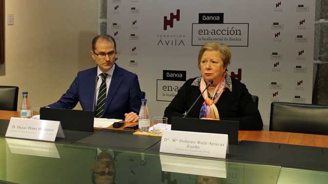 Presentaci&oacute;n de las ayudas de Bankia y Fundaci&oacute;n &Aacute;vila.
