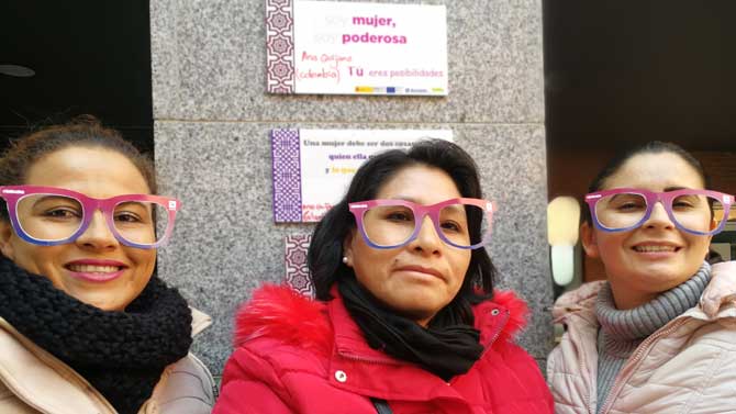 Actividad de Accem por el Día de la Mujer.