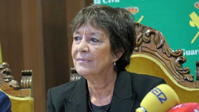 Mercedes Martín como delegada del Gobierno en 2019.