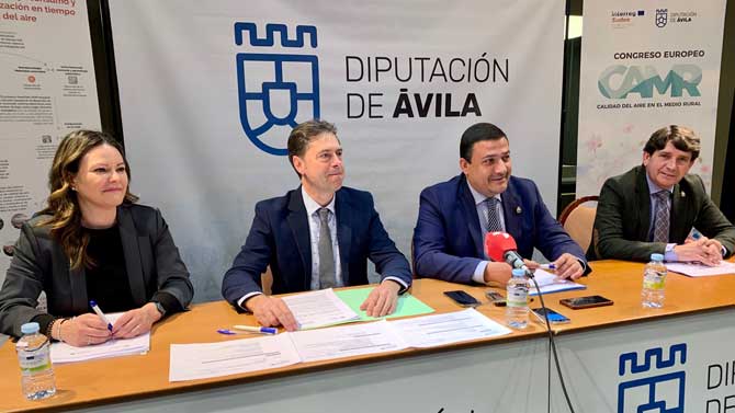 Presentaci&oacute;n del Congreso Europeo de Calidad del Aire en el Medio Rural a finales de febrero.