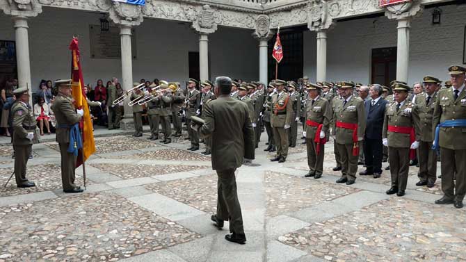 Imagen de archivo de un acto en el Archivo Militar.
