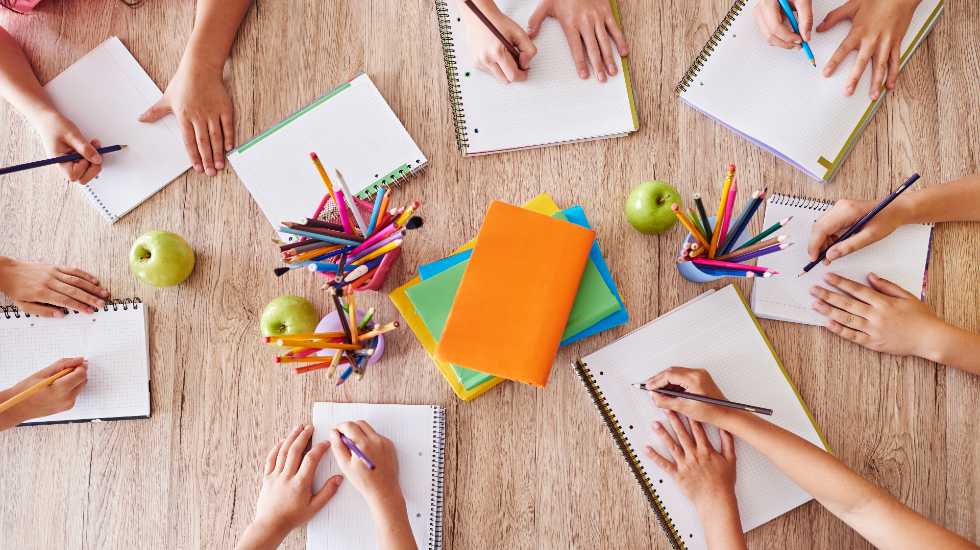 Actiividades de escolares.