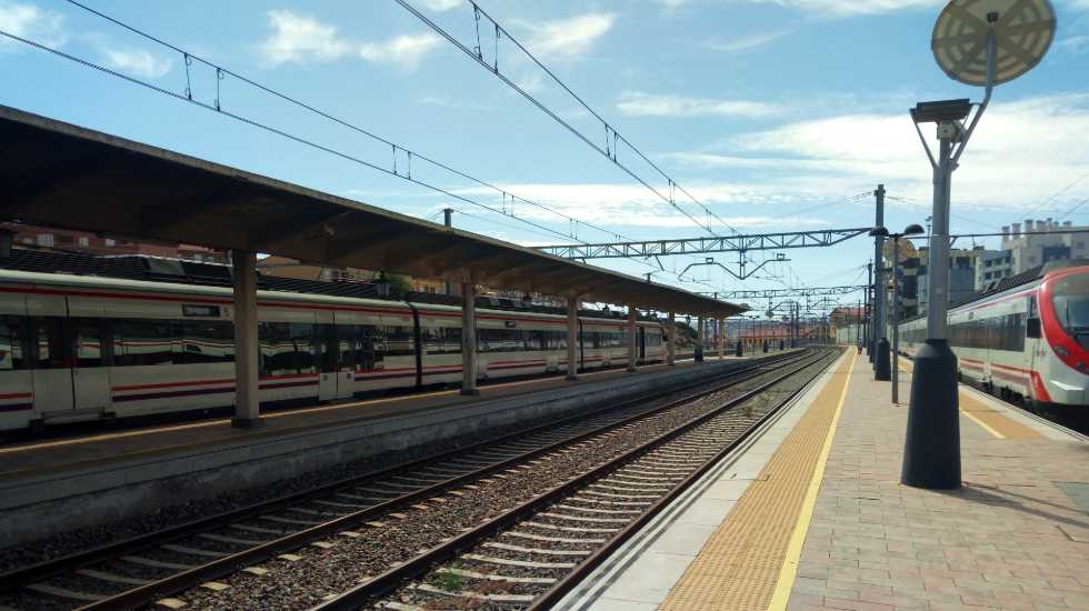 Estaci&oacute;n de ferrocarril de &Aacute;vila.