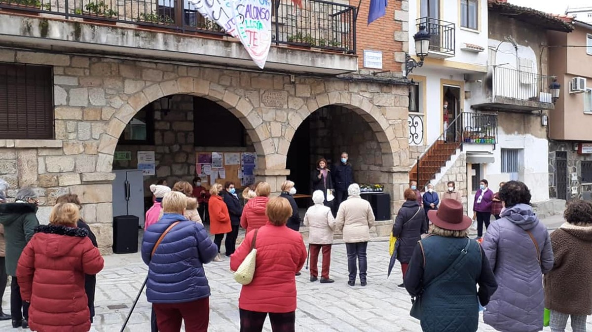 Manifiesto de Día de la Mujer, en Mijares en 2022.