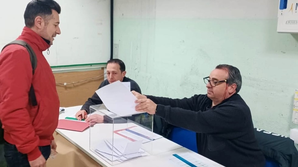 Votación en las elecciones sindicales en Nissan.