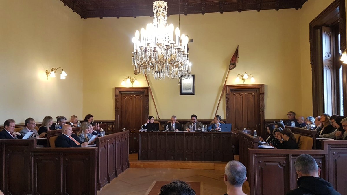 Imagen de archivo de un pleno municipal.