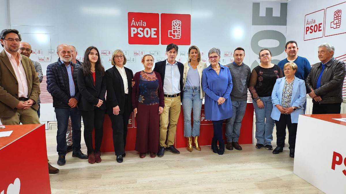 Presentación de la candidatura del PSOE al Ayuntamiento de Ávila.