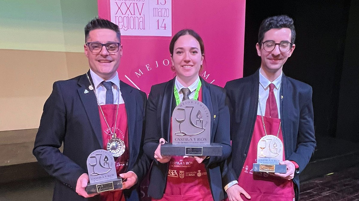 Ganadores del Campeonato de Castilla y León de Sumilleres.