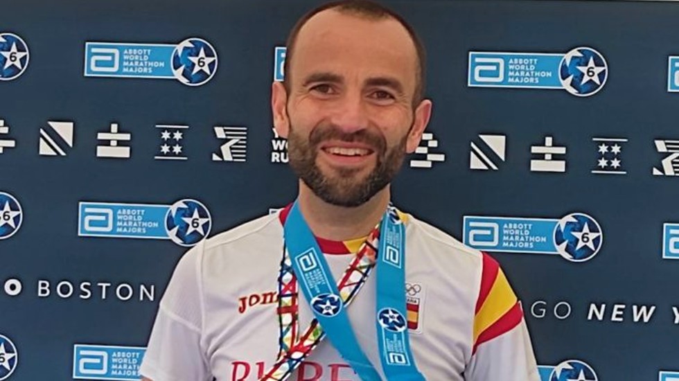 El maratoniano Rubén Hernández.