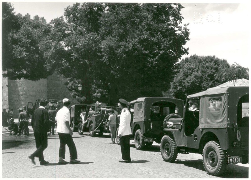 10. Recepción de vehículos y material contra incendios adquirido a la empresa “Defensa contra Incendios, S. A.” por el Asocio de Ávila, 1960.