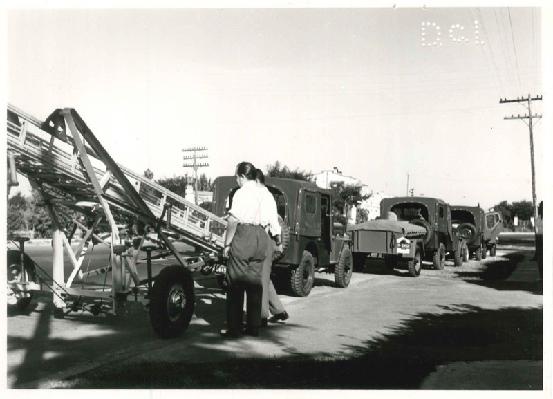11. Recepción de vehículos y material contra incendios adquirido a la empresa “Defensa contra Incendios, S. A.” por el Asocio de Ávila, 1960.