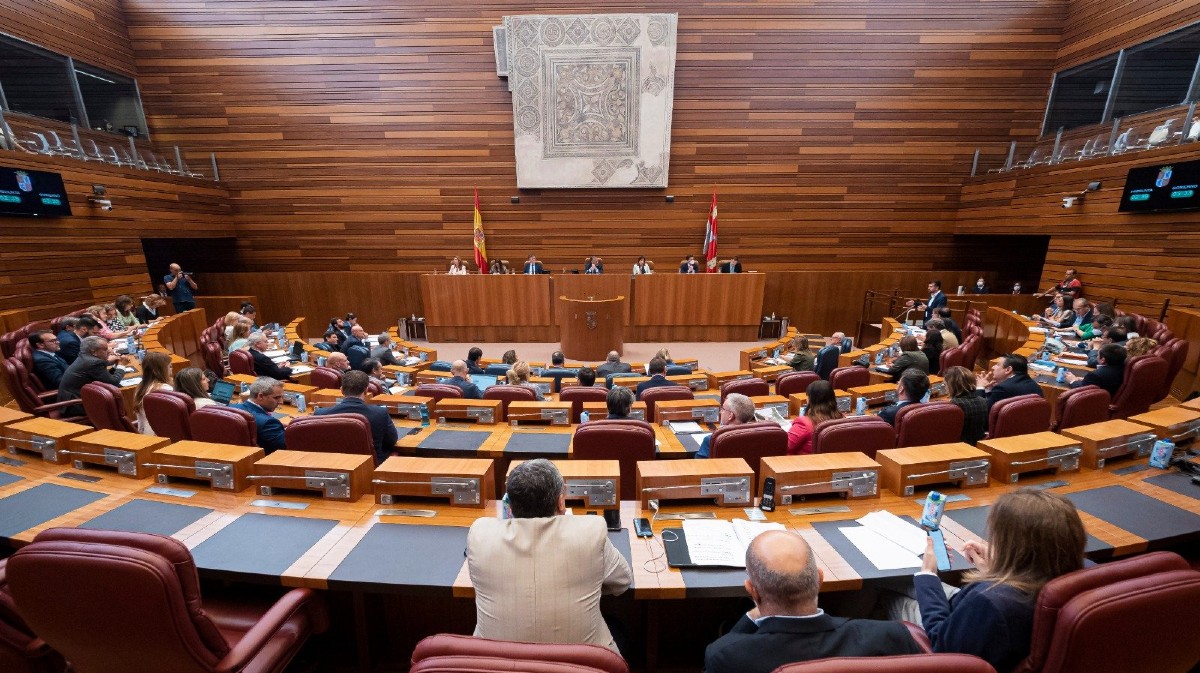 Imagen de archivol de un pleno de las Cortes de Castilla y León.