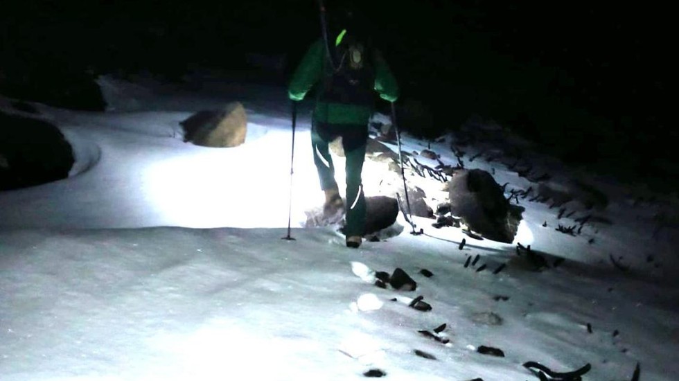 Rescate de montañeros de madrugada en Gredos a comienzos de mes.
