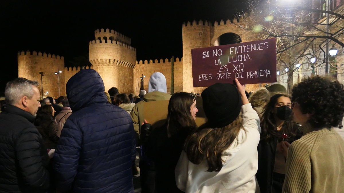 Manifestación del 8M en Ávila.