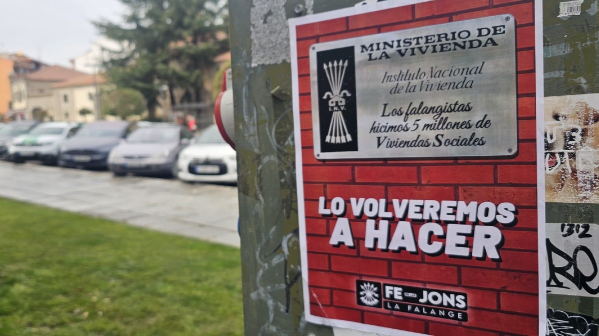 Publicidad electoral de Falange.