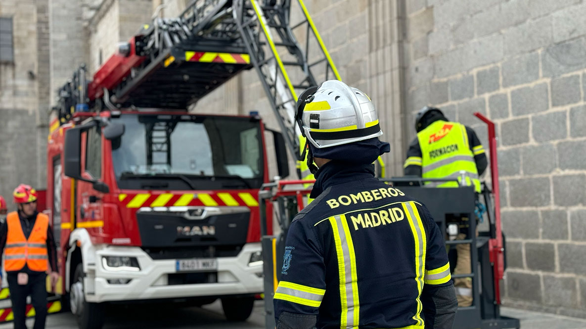 Imagen de archivo de los bomberos de &Aacute;vila.
