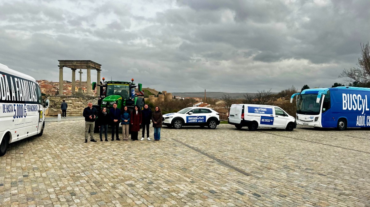 'Caravana hacia las tres mejores' en &Aacute;vila.