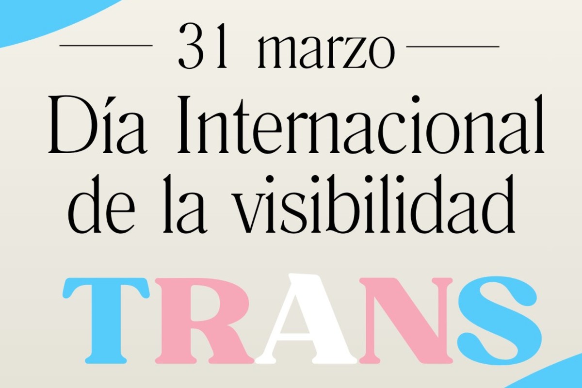 Imagen que se mostrar&aacute; por el D&iacute;a de la Visibilidad Trans.