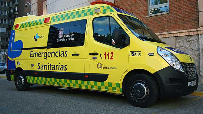 Un joven resulta herido tras volcar su furgoneta