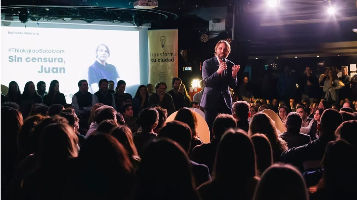 Juan Soto Ivars durante una edici&oacute;n anterior de los encuentros Thinkglao.