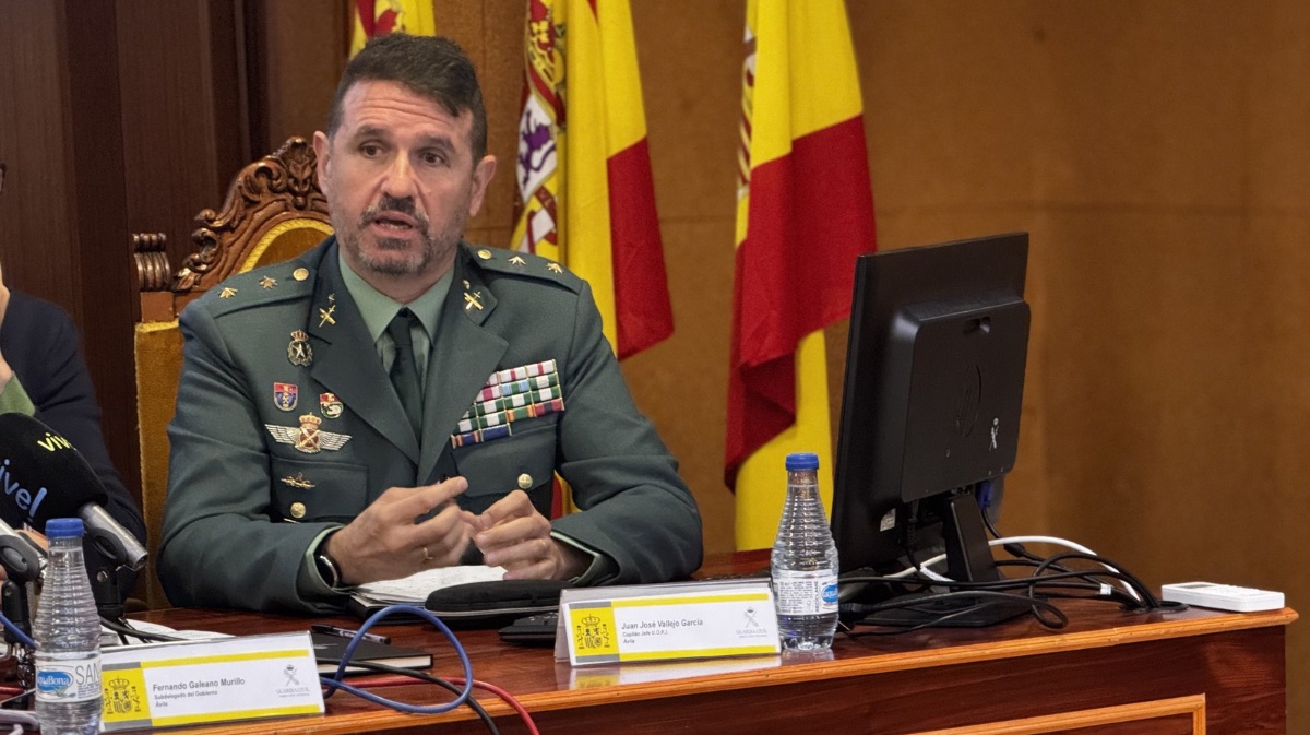 Gustavo Dorda, teniente coronel de la Comandancia de &Aacute;vila
