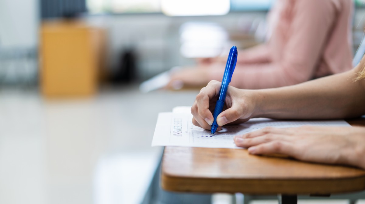 Imagen de archivo de un examen de oposiciones.