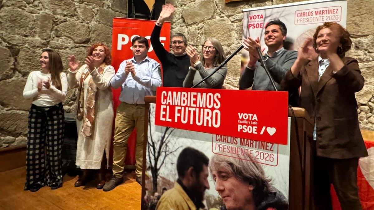 Mitin del PSOE en Arenas de San Pedro con Patxi L&oacute;pez.