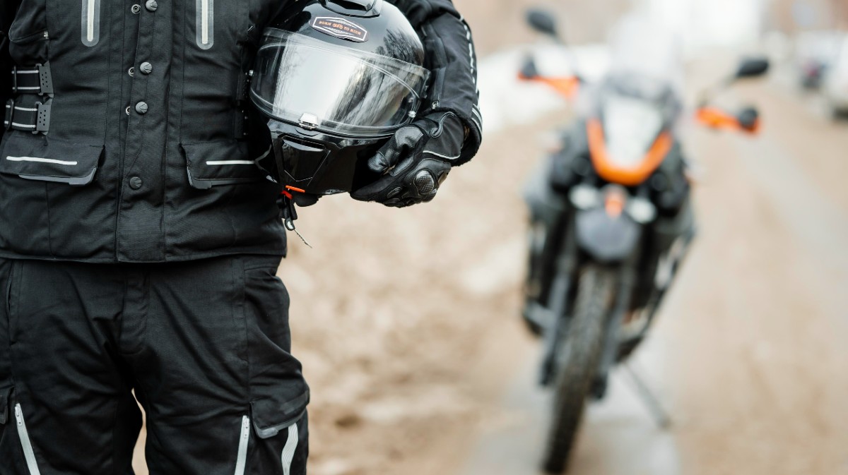 Imagen de archivo de un motorista.