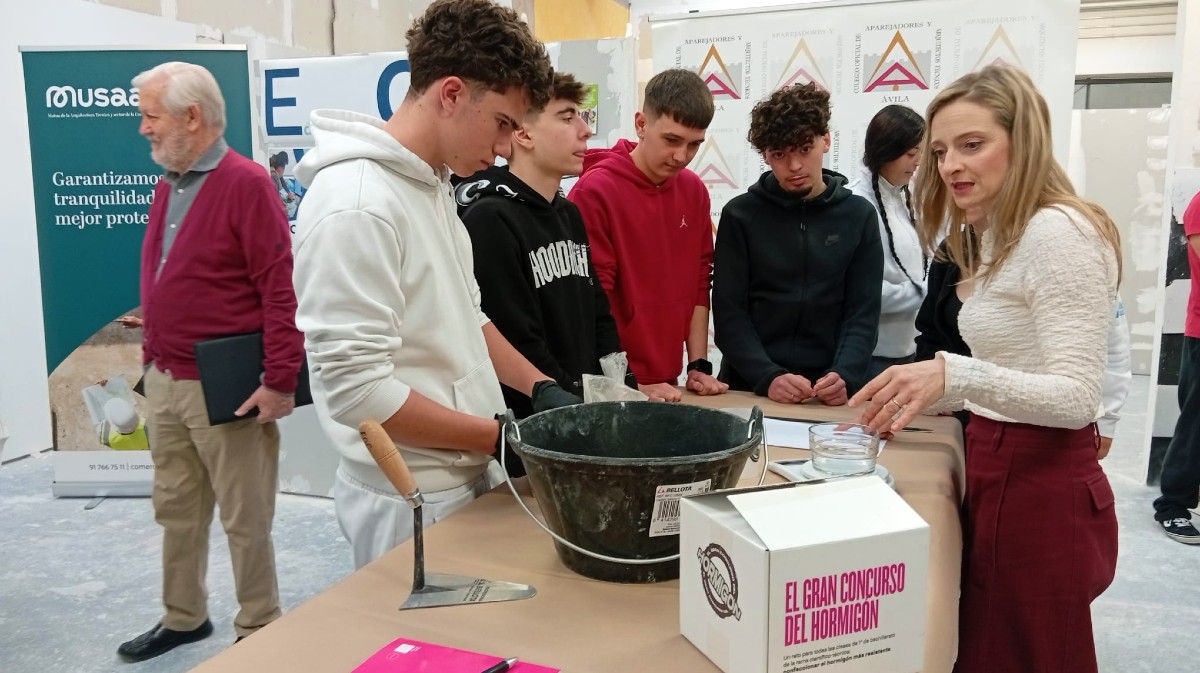 VÍDEO | El 'Gran concurso del hormigón' impulsa vocaciones ante la escasez de profesionales en construcción