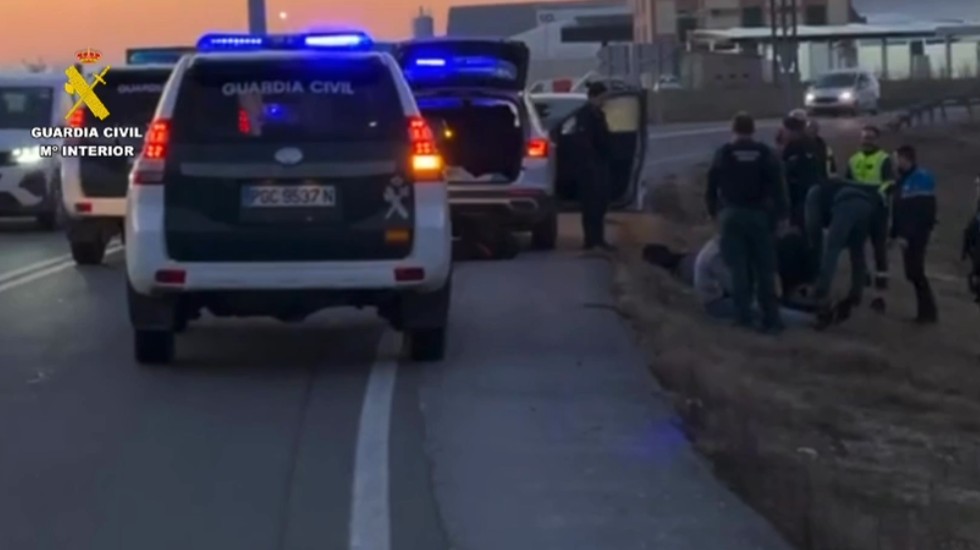 Operaci&oacute;n contra el robo de cableado en la AP-6.