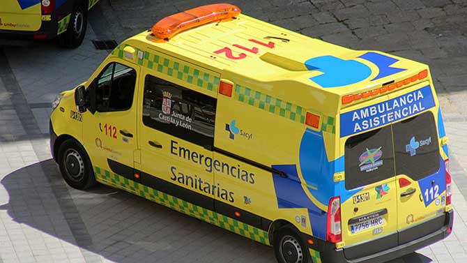 Ambulancia del 112.
