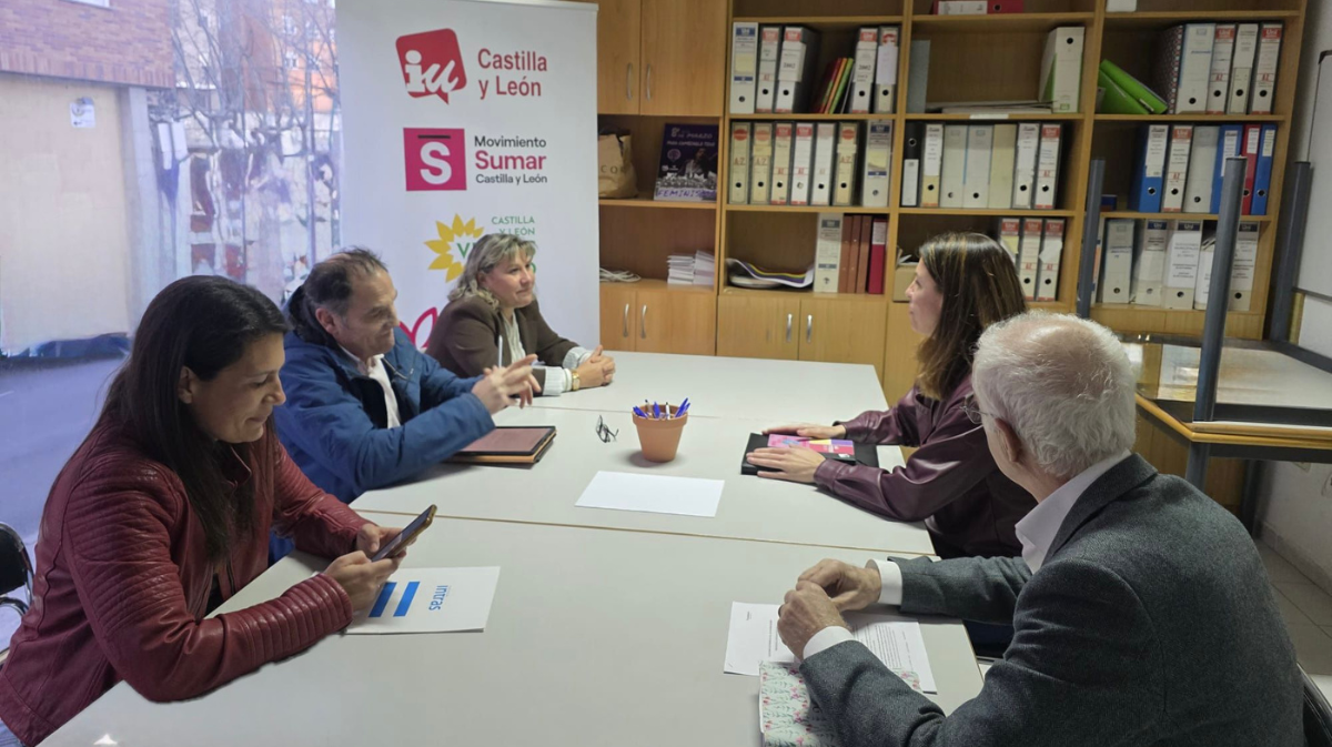 Cristina Pindado durante el encuentro.
