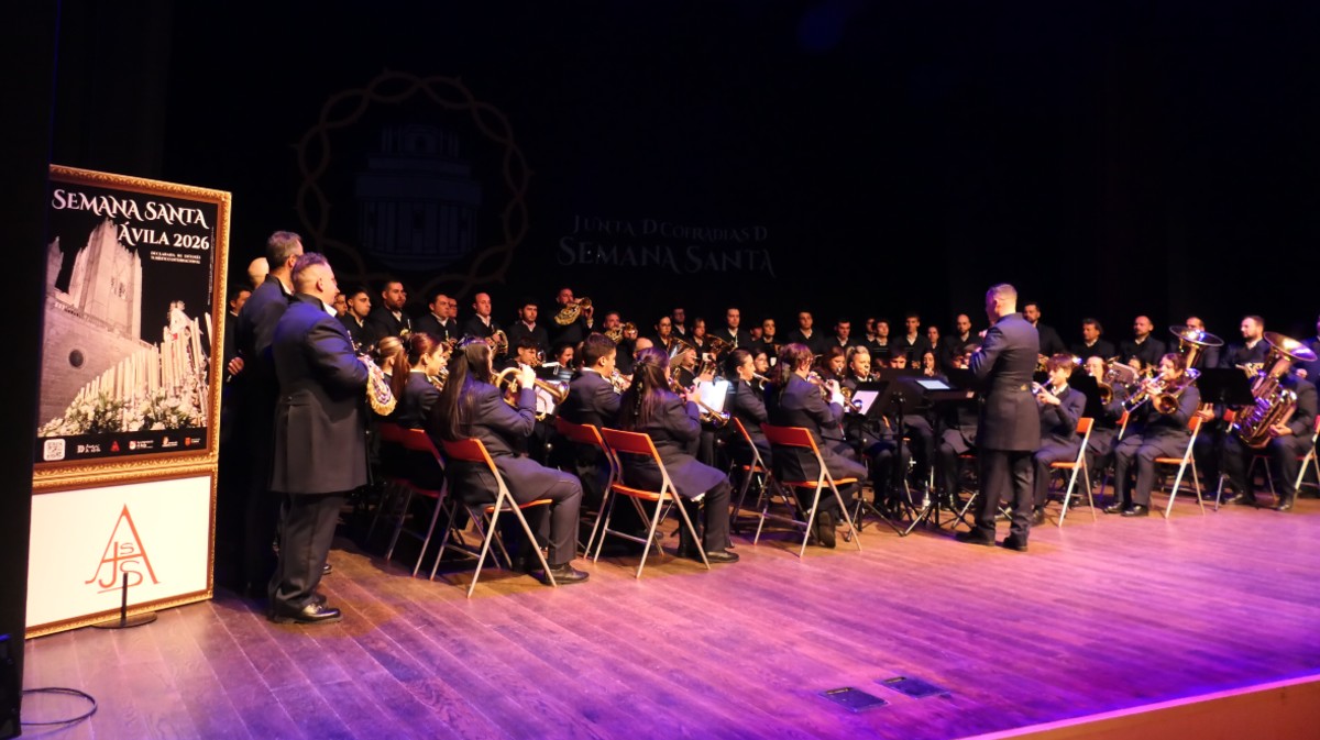 Banda del Amarrado en el preg&oacute;n de Semana Santa.