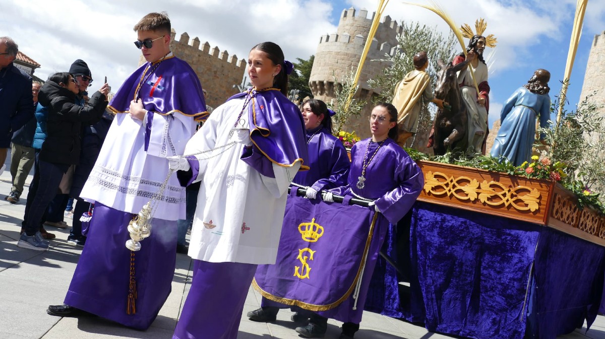 Procesi&oacute;n de las Palmas del Domingo de Ramos.