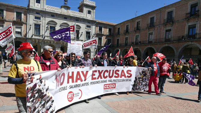 Manifestacuón del Primero de Mayo en 2017.