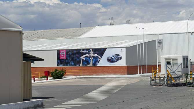 Fábrica de Nissan en Ávila.