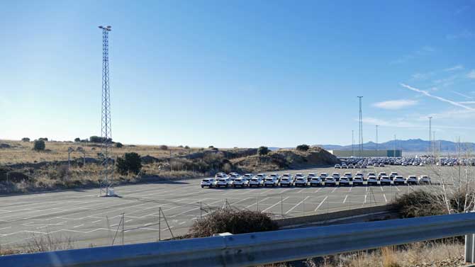 Enclave logístico (Cylog) de Nissan en Fuentebuena.